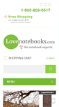 Mobile Screenshot of lovenotebooks.com